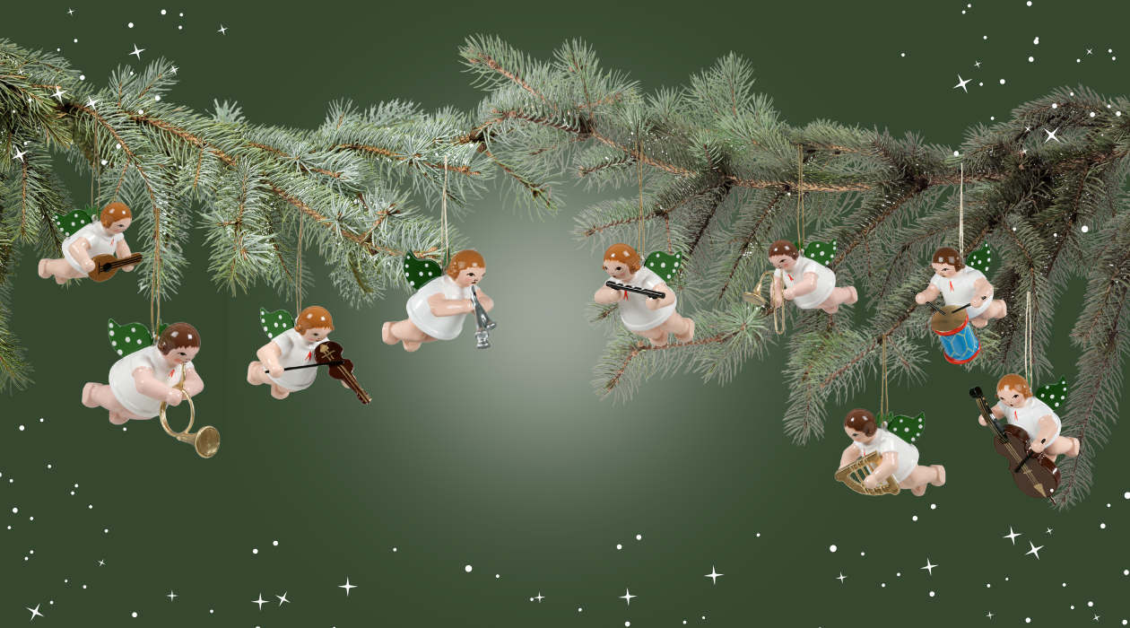 Himmlische Klänge am Weihnachtsbaum – Die Schwebeengel von Ellmann